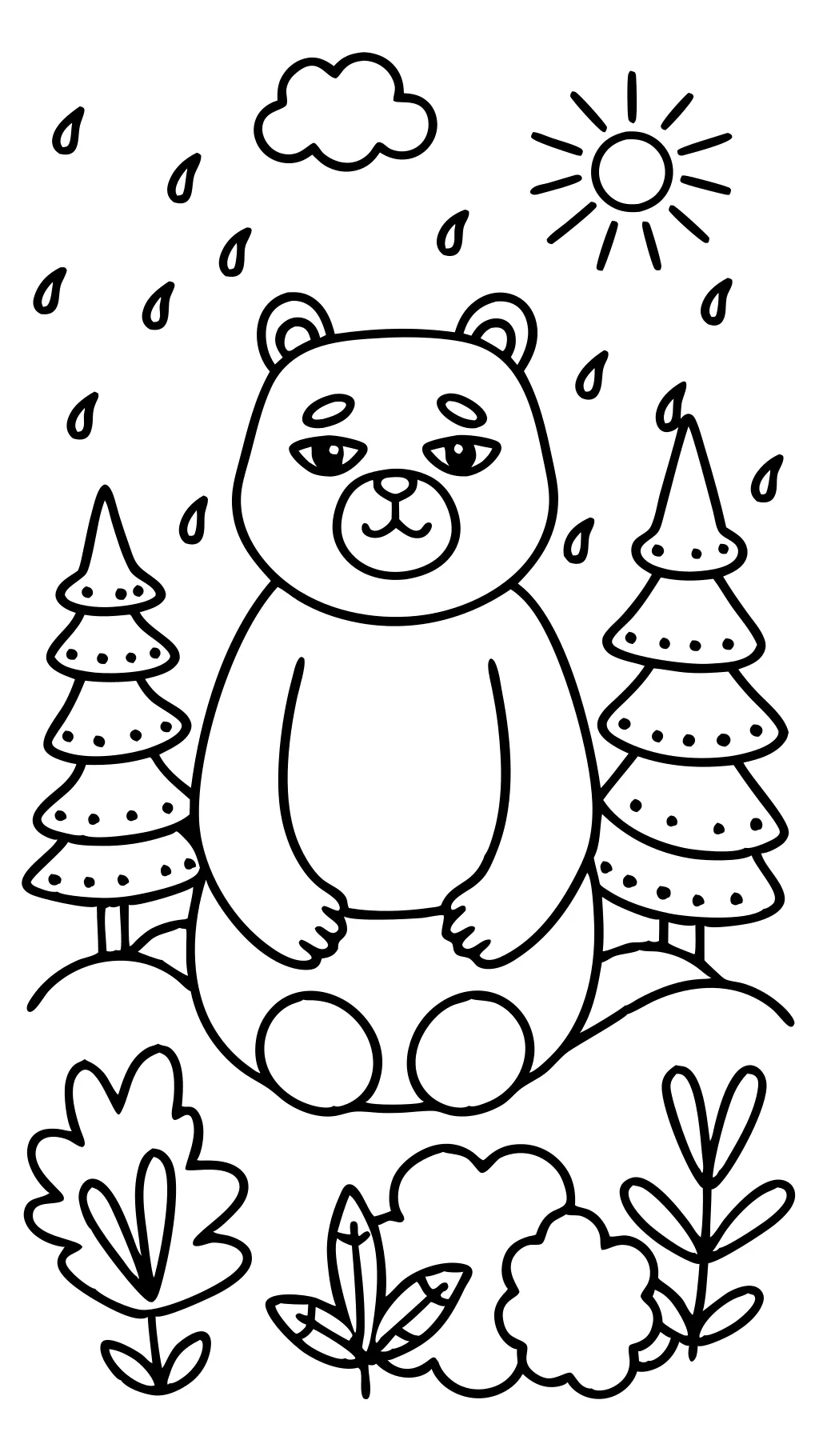 grumpy bear coloring pages